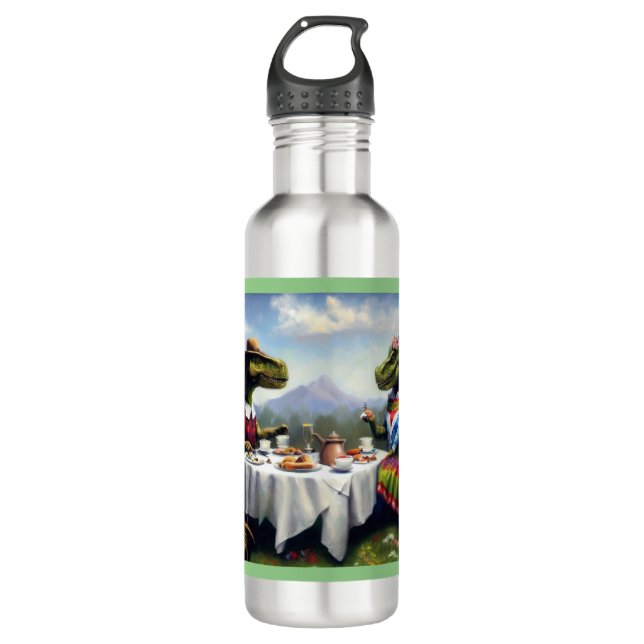 Botella De Agua T Rex Picnic (Anverso)