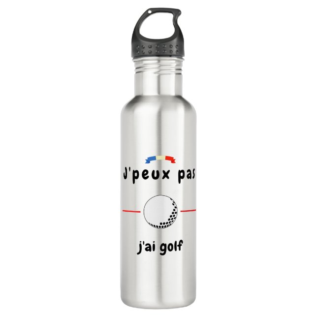 Botella De Agua T-shirt Je peux pas j'ai Golf (Anverso)