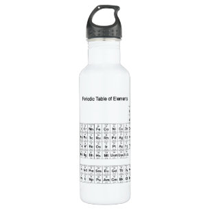 Botella De Agua Tabla periódica de elementos