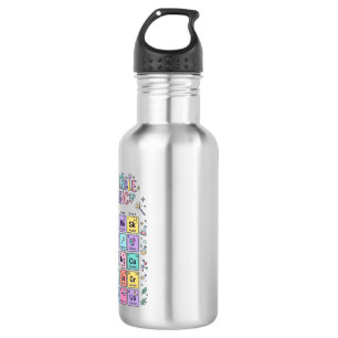 Botella De Agua Tabla periódica de magia de unicornios Regalo lind