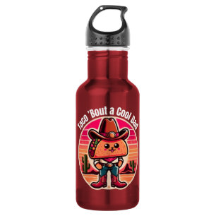 Botella De Agua Taco ’Bout un Papá Genial Cowboy Divertido
