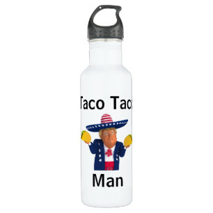 Botella de agua Taco Taco Man