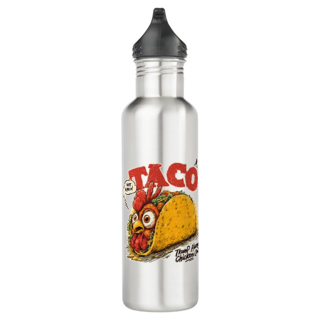 Botella De Agua TACO Trump siempre reprime la política divertida (Derecha)
