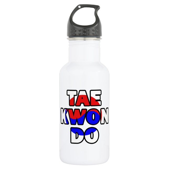 Botella De Agua Taekwondo (Anverso)