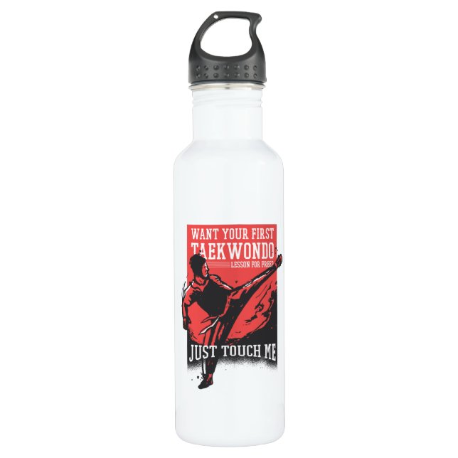 Botella De Agua Taekwondo (Anverso)