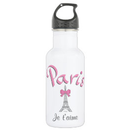 Botella De Agua T'aime de París - de Je (te amo)