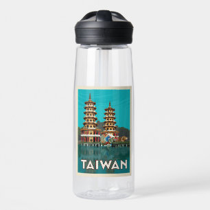 Botella De Agua Taiwán   Pagodas Dragón Y Tigre
