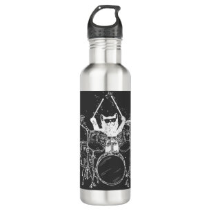 Botella De Agua Tambores de juego de tambor de gato