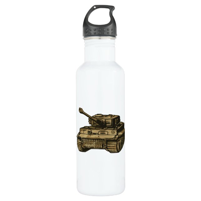 Botella De Agua Tanque Panzer (Anverso)