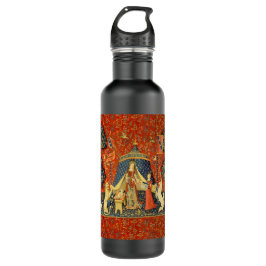 Botella De Agua Tapestries de Unicorn Lady Legend Medieval