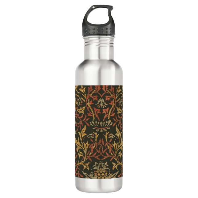 Botella De Agua Tapiz del jardín de flores William Morris (Anverso)