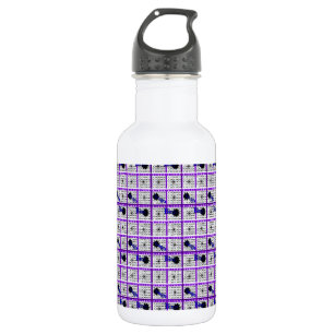 Botella De Agua Tarjeta de Bingo Púrpura