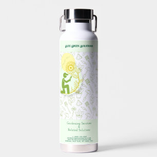 Botella De Agua Tarjeta de presentación de soluciones de jardinerí