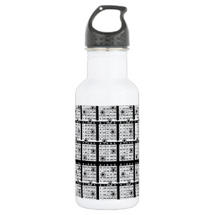 Botella De Agua Tarjetas de Bingo Negro
