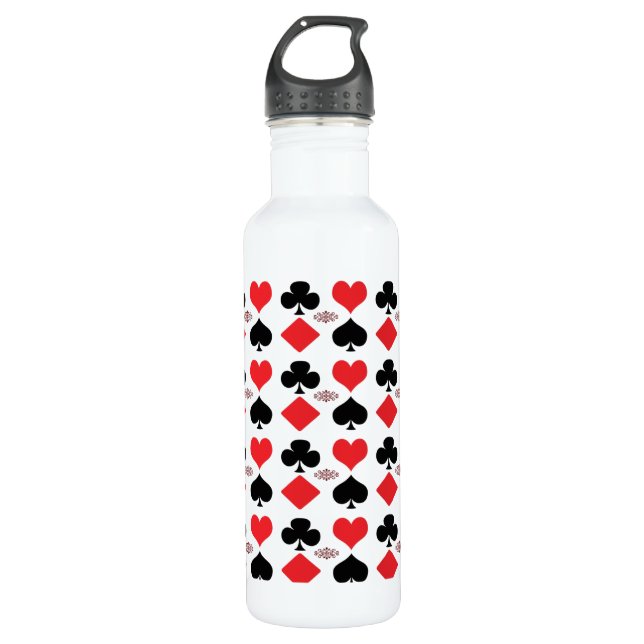 Botella De Agua Tarjetas de juego de 24 oz 4 Aces (Anverso)