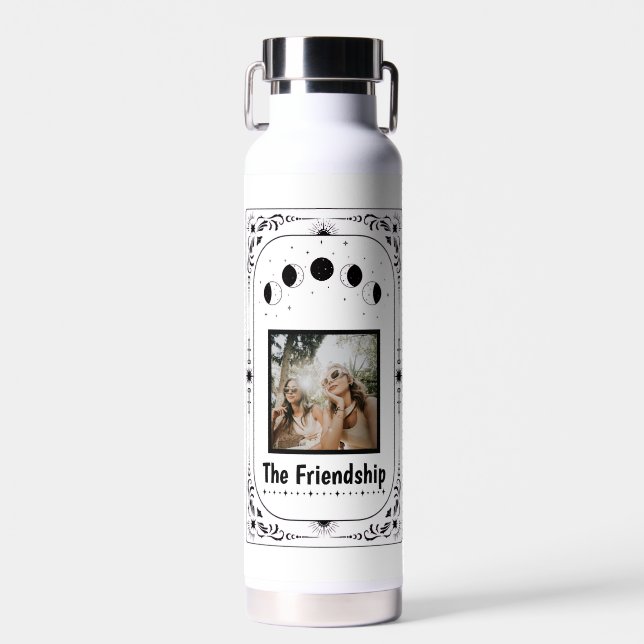 Botella De Agua Tarjetas de Tarot personalizables de agradecimient (Delantero)