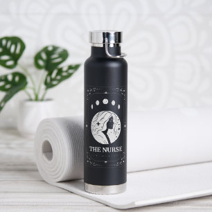 Botella De Agua Tarot de Enfermera Personalizado Graduación Amante