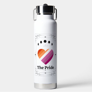 Botella De Agua Tarot de Orgullo LGBT personalizado Lesbiana Arcoí