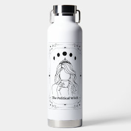 Botella De Agua Tarot Personalizado Bruja Feminista Locura Polític