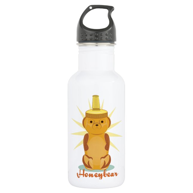 Botella De Agua Tarro de Honeybear (Anverso)