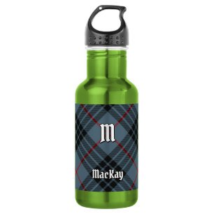 Botella De Agua Tartan Azul Clan MacKay