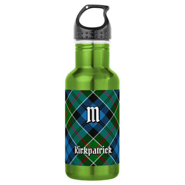 Botella De Agua Tartan Clan Kirkpatrick (Anverso)