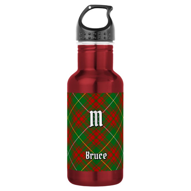 Botella De Agua Tartan de caza Clan Bruce (Anverso)
