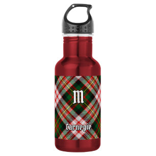 Botella De Agua Tartan de Vestido del Clan Carnegie