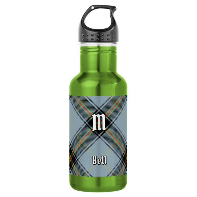 Botella De Agua Tartan del Clan Bell (Anverso)