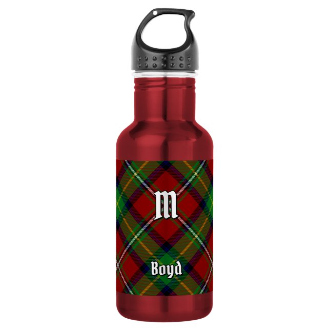 Botella De Agua Tartan del clan Boyd (Anverso)