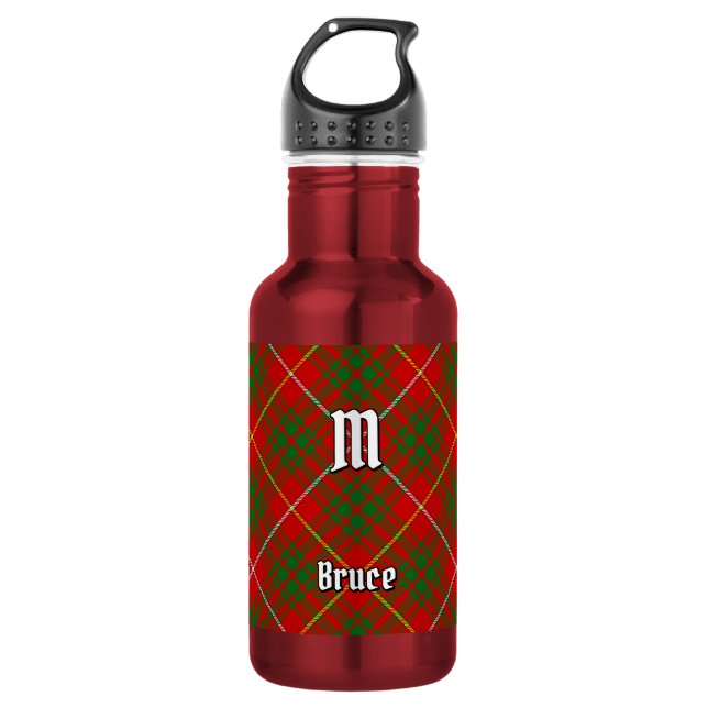 Botella De Agua Tartan del Clan Bruce (Anverso)