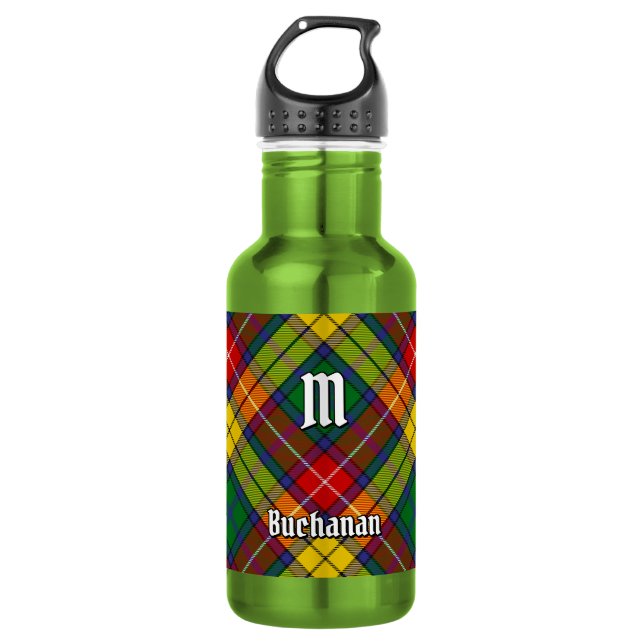 Botella De Agua Tartan del Clan Buchanan (Anverso)