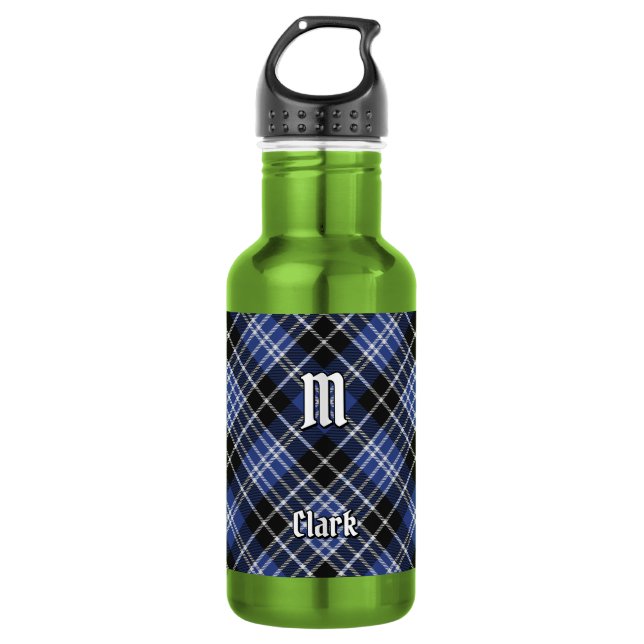 Botella De Agua Tartan del Clan Clark (Anverso)