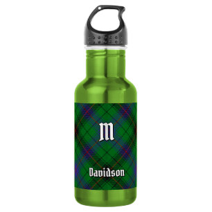 Botella De Agua Tartan del Clan Davidson