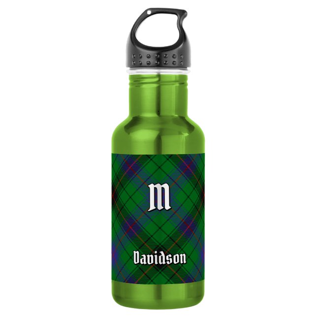 Botella De Agua Tartan del Clan Davidson (Anverso)