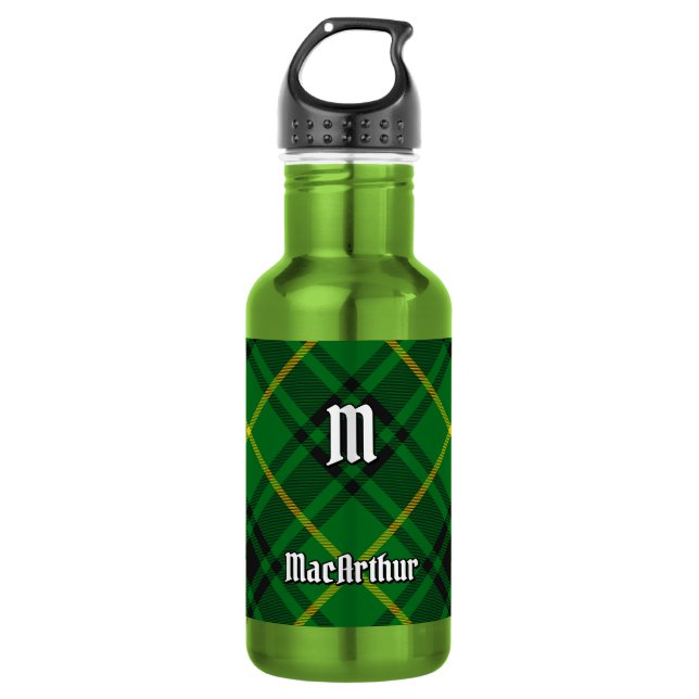 Botella De Agua Tartan del Clan MacArthur (Anverso)