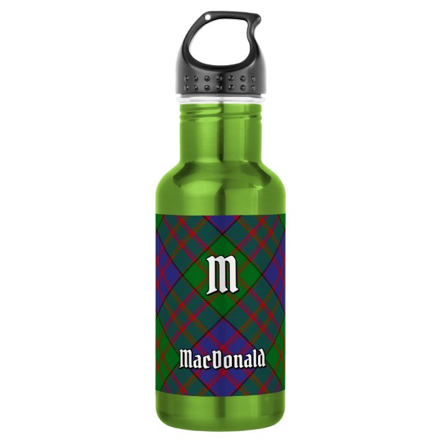 Botella De Agua Tartan del Clan MacDonald (Anverso)