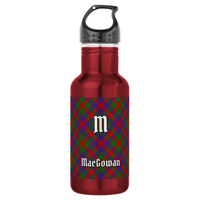 Botella De Agua Tartan del Clan MacGowan (Anverso)