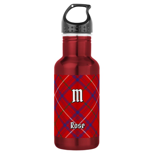 Botella De Agua Tartan del Clan Rose (Anverso)