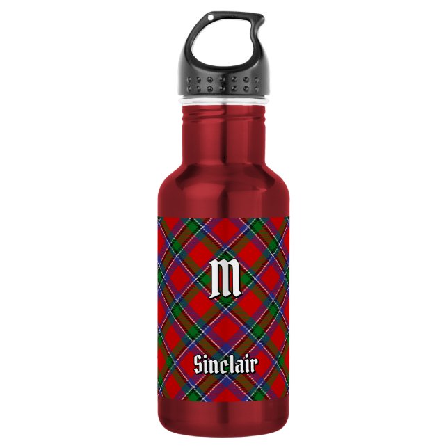 Botella De Agua Tartan del Clan Sinclair (Anverso)