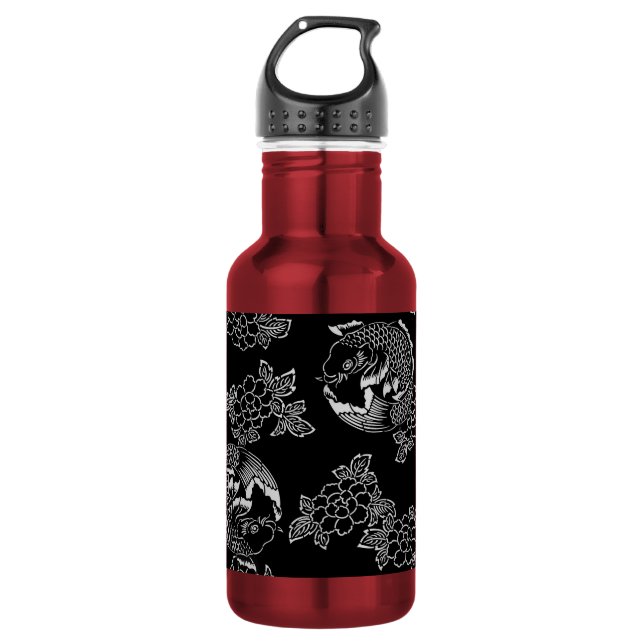 Botella De Agua Tatuaje japonés Koi(Carp) (Anverso)