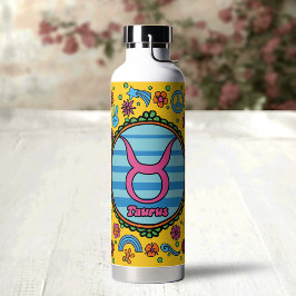 Botella De Agua Tauro Groovy Personalizado