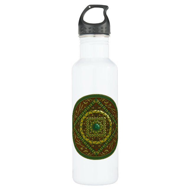 Botella de agua Taurus Mandala (Anverso)