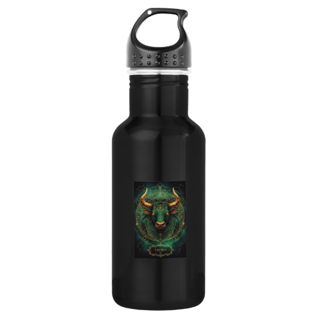 Botella De Agua Taurus Zodiac Water Bottle (Anverso)