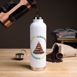 Botella De Agua Taza de Carnivoro Navidad