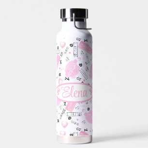 Botella De Agua Te amo en varias idiomas para Personalizar