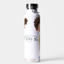 Te amo - Frasco de Agua Floral