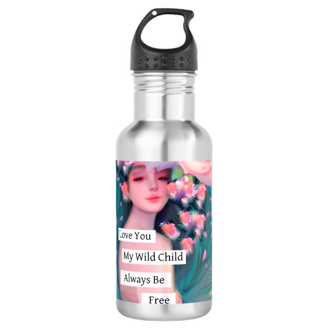 Botella De Agua Te Amo Mi Niño Salvaje (Anverso)
