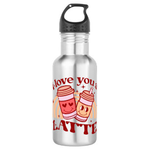 Botella De Agua Te Amo Un Latte