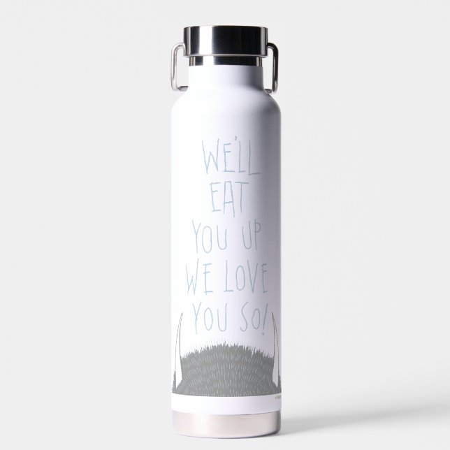 Botella De Agua ¡Te comeremos Te queremos tanto! (Delantero)